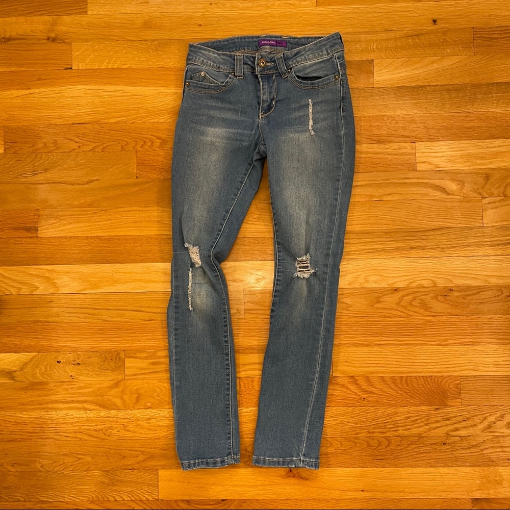 WannaBettaFit YMI ripped jeans in size 14 (kids)